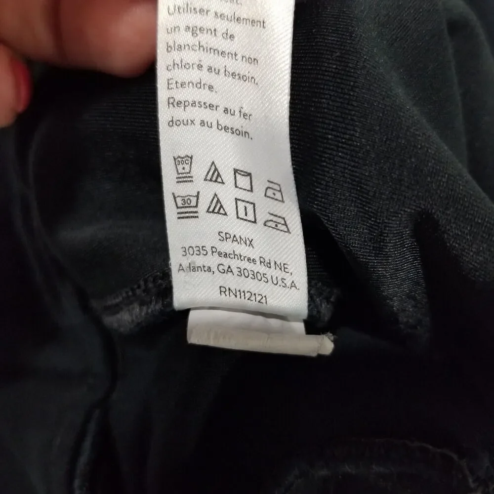 SPANX Medium The Perfect Black Pant Ankle Backseam Skinny Classic Black 20251R